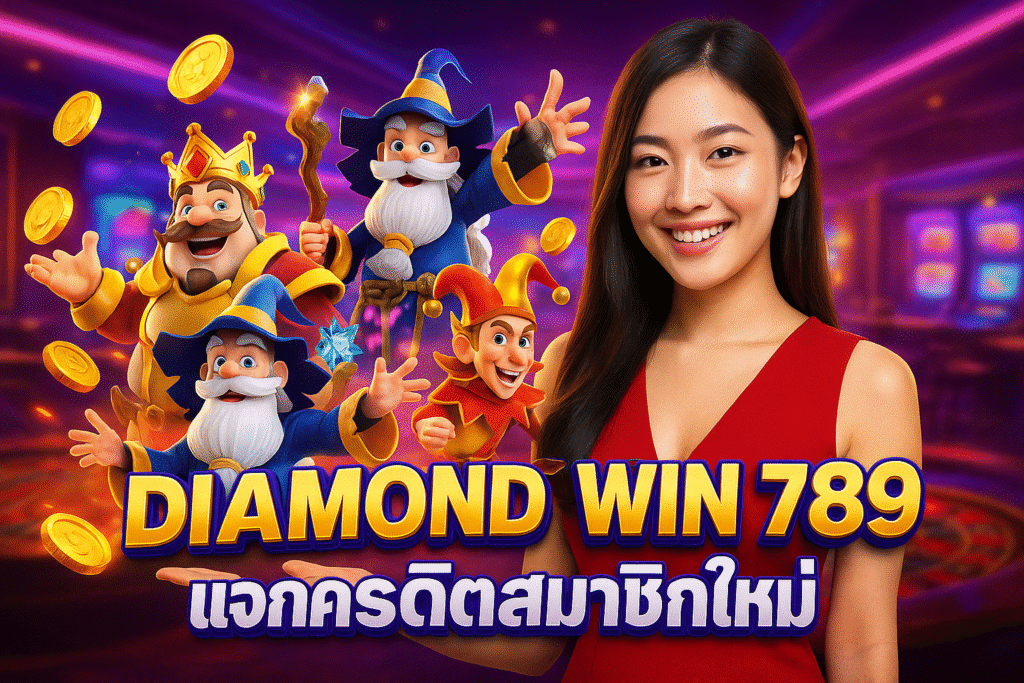 DIAMOND WIN 789 แจกเครดิตสมาชิกใหม่
