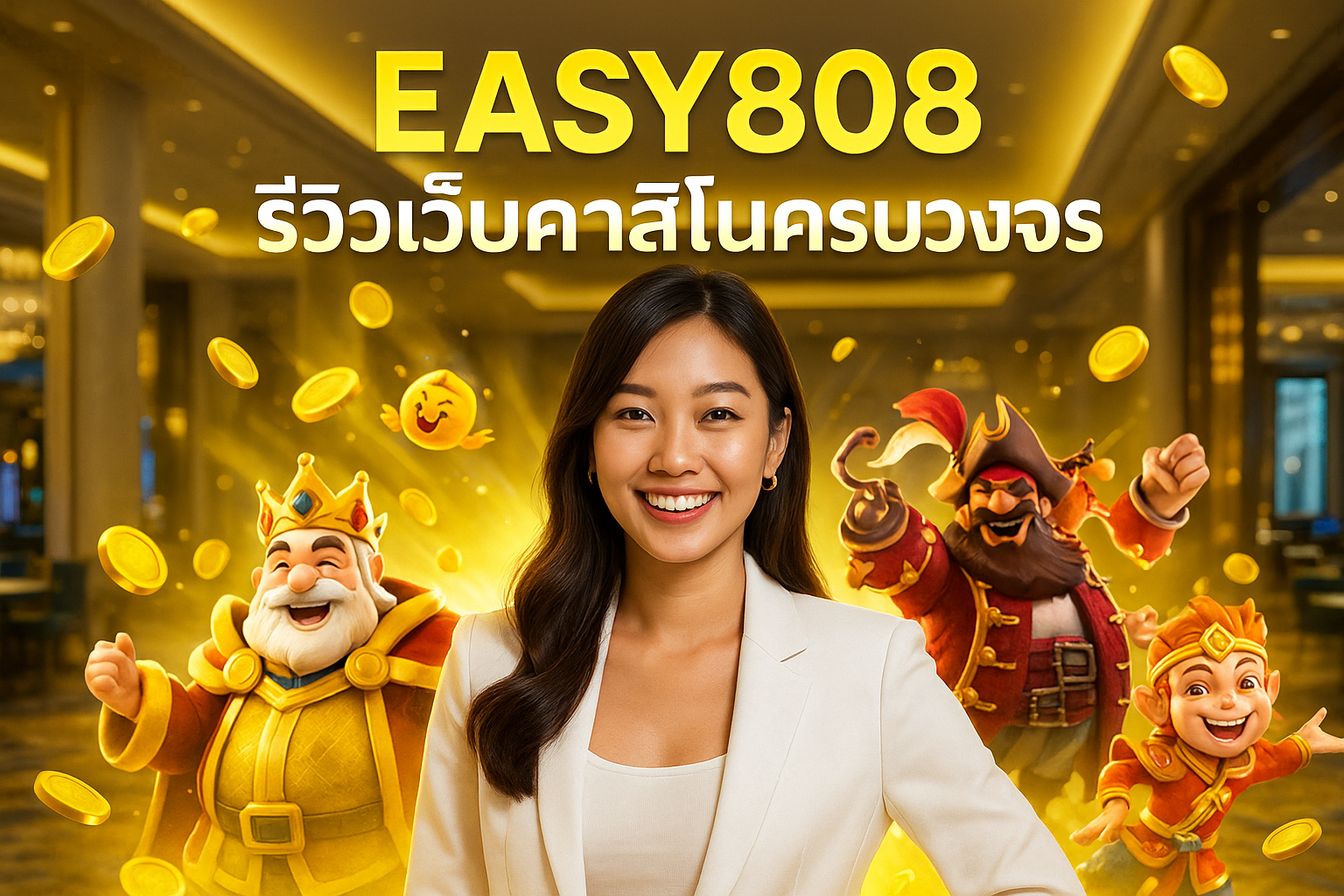 EASY808 รีวิวเว็บคาสิโนครบวงจร